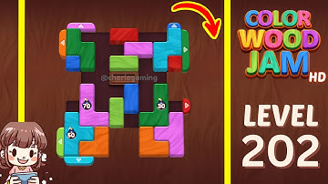 Color Wood Jam Level 202 Solution Walkthrough
