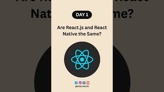 Are React.js and React Native the Same