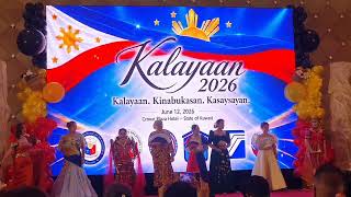 Kalayaan. Kinabukasan. Kasaysayan  on June 12 held @ Crown Plaza Hotel State of Kuwait 