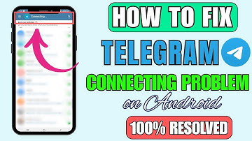 How To Fix Telegram "Connecting" Problem on Android Phone | #telegram