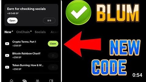 Crypto Terms. Part 1 Blum Video Code Today | Blum Youtube Video Code | Blum Video Code Today
