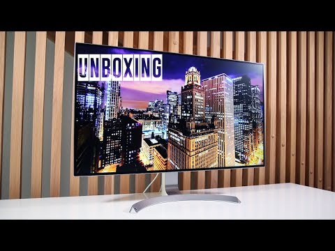 Unboxing LG 32UD99-W - 32" 4K IPS Monitor - With HDR10 and Ultra-thin bezels