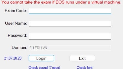 Hướng dẫn đăng nhập phần mềm EOS của FPT schools