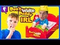 DON'T WAKE DADDY! IRL Family Game CHALLENGE for Kids with HobbyKidsTV