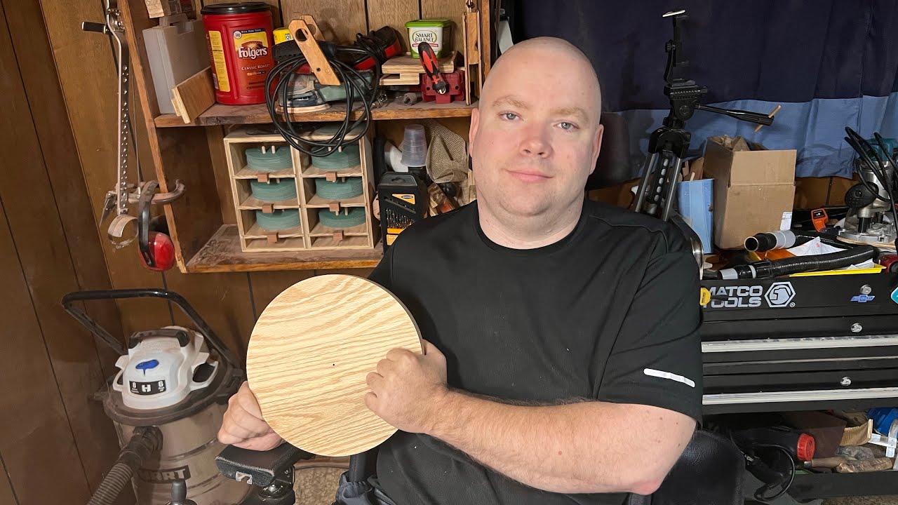 Cutting circles with a router(easiest way to make perfect wooden