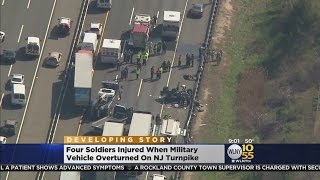 Traffic Moving On The Turnpike