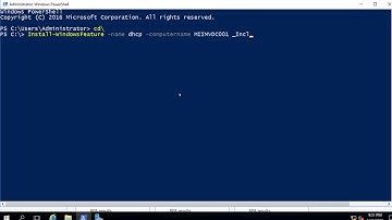 Using PowerShell Command Install-WindowsFeature to Install Server Roles onto Multiple Servers