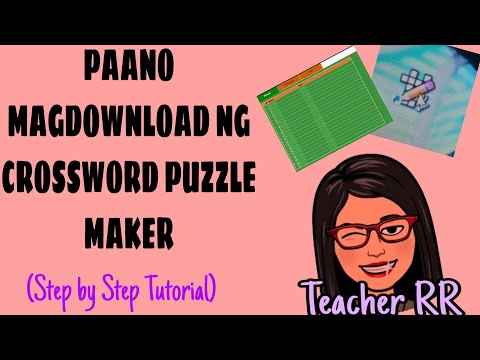 Como baixar CRUZADAS MAKER PUZZLE (tutorial passo a passo) tagalog | professor RR