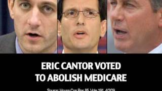 DNC TV Ad: "Eric Cantor Wants to End Medicare"
