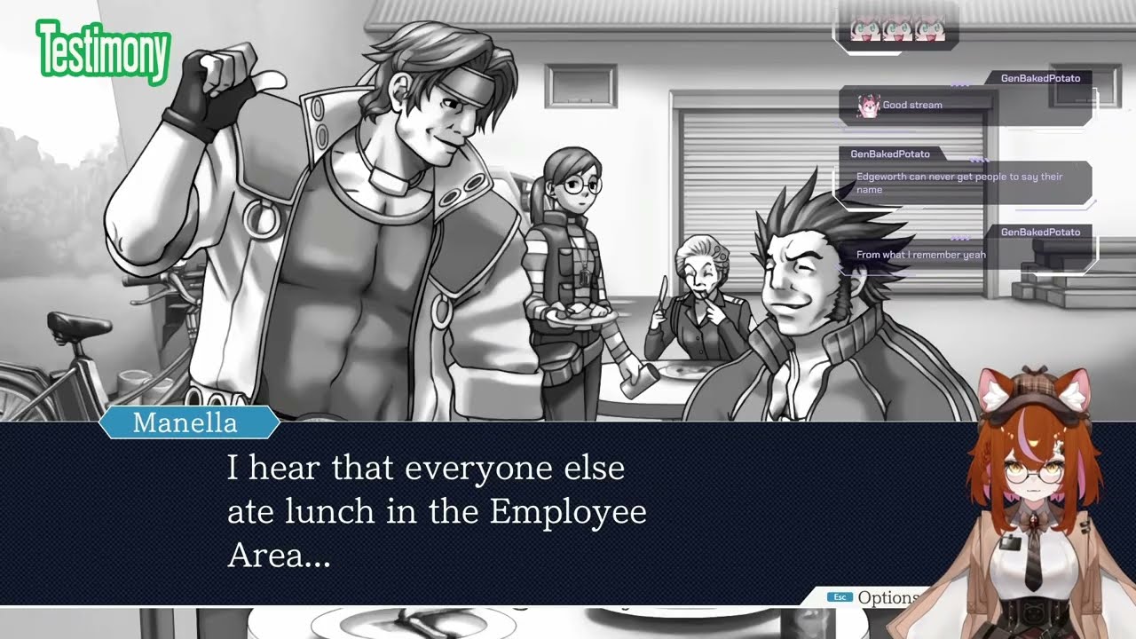 Grilling Sal Manella - Phoenix Wright Ace Attorney