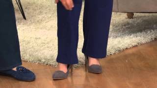 Quacker Factory Super Sparkle French Terry Jacket and Pants Set with Sharon Faetsch