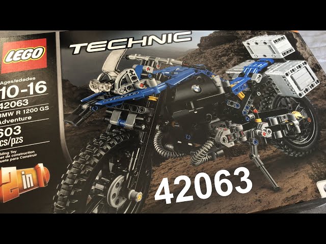 LEGO Technic #42063 BMW R 1200 GS Adventure: 60 Second Review 