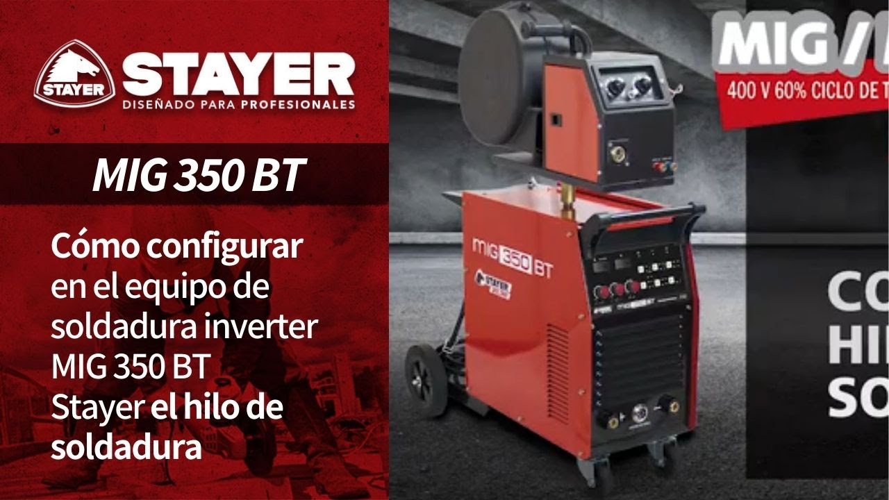 Características principales de los equipos de soldadura multifunción MIG 131  y 165 MULTI Stayer 