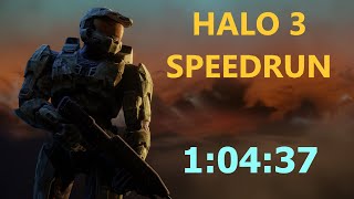 Halo 3 Speedrun in 1:04:37