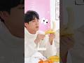 When Jin Eat Banana Bts Btsmember Kpopidol Jinbts Boybandfandom