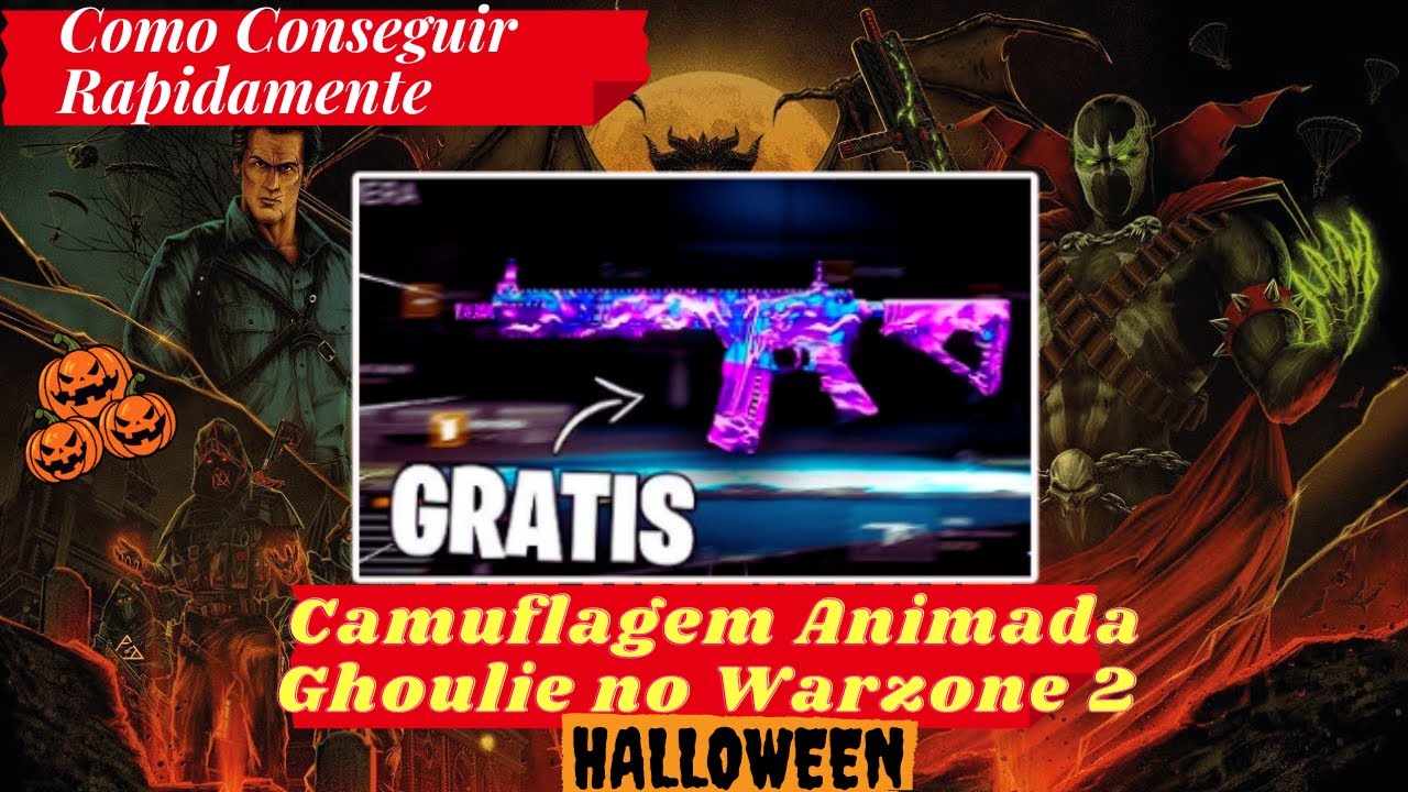 WARZONE MOBILE - NOVA CAMUFLAGEM GHOULIE (EVENTO DE HALLOWEEN) 