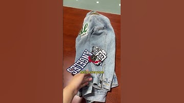 DIY a denim jacket with embroidery patches!!!