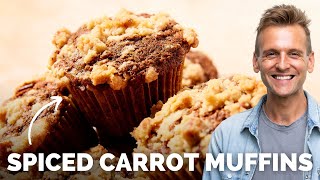 Spiced Carrot Muffins | Delicious recipe for breakfast, dessert, or snack