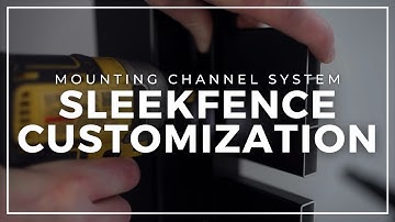 How to build a custom fence. | SLEEKFENCE