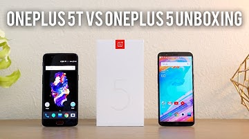 OnePlus 5T vs OnePlus 5 Unboxing and Comparison!