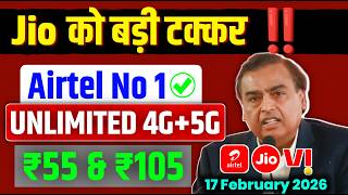 Jio को बड़ी टक्कर - Airtel No 1 | Unlimited 4G + 5G Only In ₹55 Plan | Trai Big Update screenshot 5