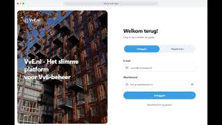 Demo VvE app screenshot 1