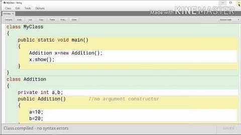 Constructor in Java | Practical using BlueJ (Bengali)