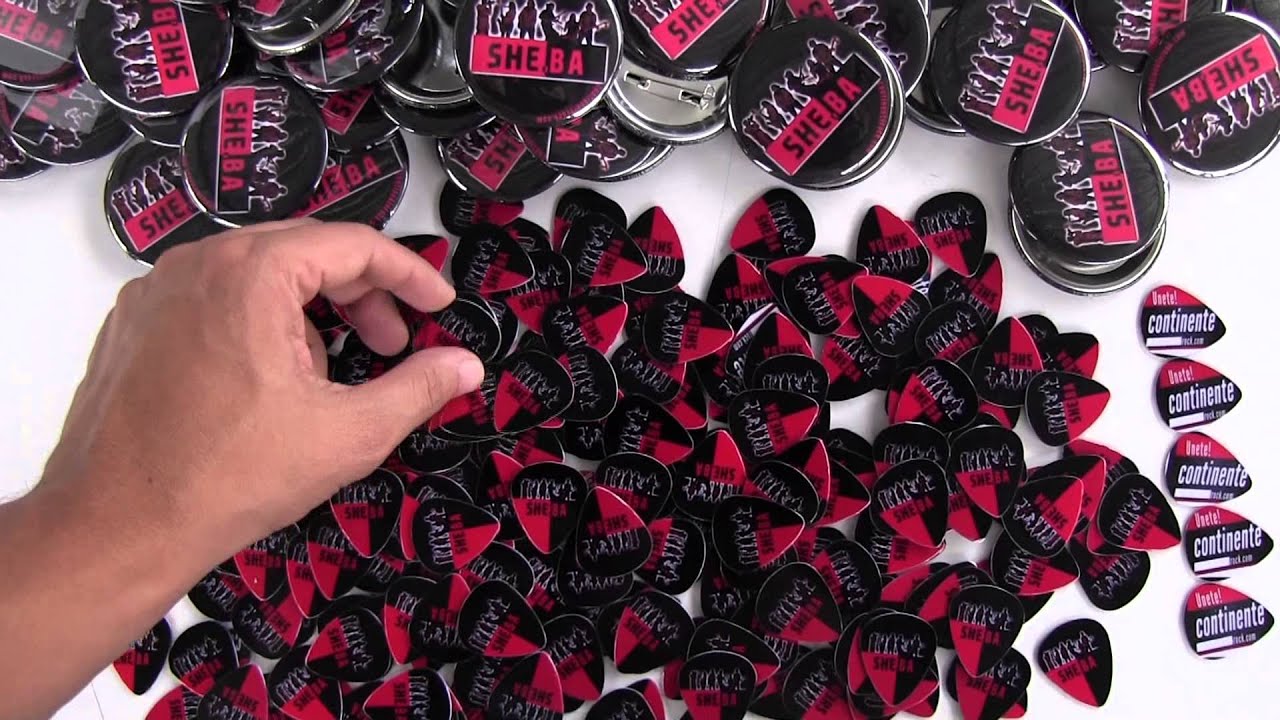 BOTONES - PUAS - PICKS - SHEBA - CONTINENTEROCK