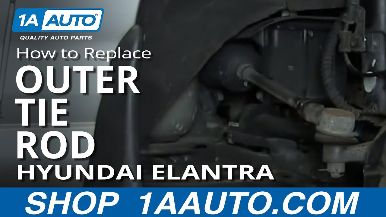 How To Replace Outer Tie Rod 96 06 Hyundai Elantra Youtube