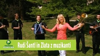 Video thumbnail of "Rudi Šantl in Zlata z muzikanti - Abrahamka (uradna verzija) - Official video"