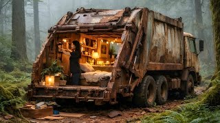 Download Lagu I Turned a Garbage Truck into a Luxury House - Transforming an Unlikely Vehicle ASMR MP3