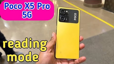 How To Reading Mode Setting In Poco X5 Pro 5G,How To Enable Reading Mode In Poco X5 Pro 5G,