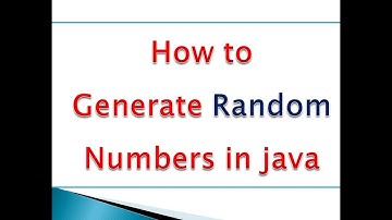 How to generate random number in java & android