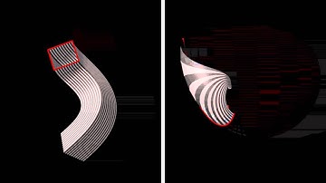 Inversion of circular-helix square Monge surface