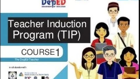 Teachers Induction Program (TIP) - Coursebook 1