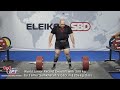 World Junior Record Deadlift with 388 kg by Temur Samkharadze GEO in 120+kg class