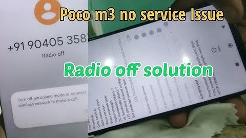 Poco m3 no service problem | How to fix poco m3 network issue.