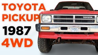 1987 4WD Toyota Pickup with Fiberglass Bed