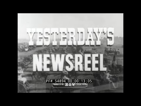 YESTERDAY&rsquo;S NEWSREEL  WORLD SERIES SCANDAL 1919  54894