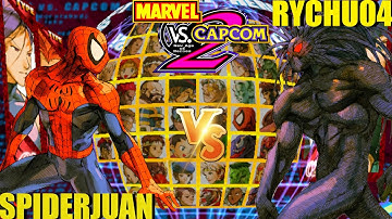 MvC2 Mvci Umvc3 SPIDERJUAN vs RYCHU pt 2