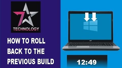 How To Roll Back to The Previous Build After Creators Update, or Delete Updates in Windows 10 ⚕️