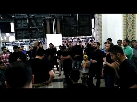 کربلایی دانیال خندان مداح اهل بیت شهرستان آغاجاری استان خوزستان عالی مشهد مقدس صحن غدير