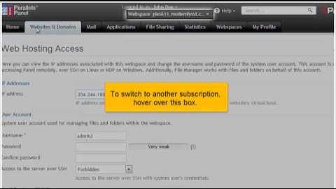 How to change a subscription