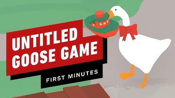 The First 11 Minutes of Untitled Goose Game - Gameplay