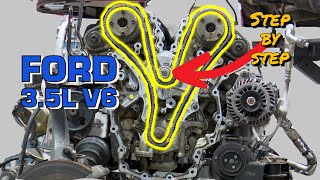 How To Replace Ford 3.5L V6 Timing Chain and Water Pump by GoTech 184,946 views 1 year ago 24 minutes