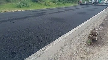 DBM-Laying By Sensor Paver Machine // Bituminous Base Course // #Highway #video