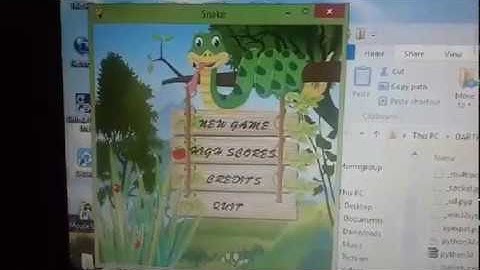 snake game in python