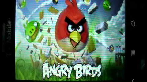 T-Mobile Comet playing Angry BIrds review. (Huawei ideos u8150)