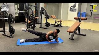 Side Lying Leg Raise With Front & Back Toe Taps!