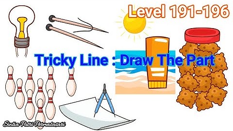 Tricky Line : Draw The Part Level 191,192,193,194,195,196